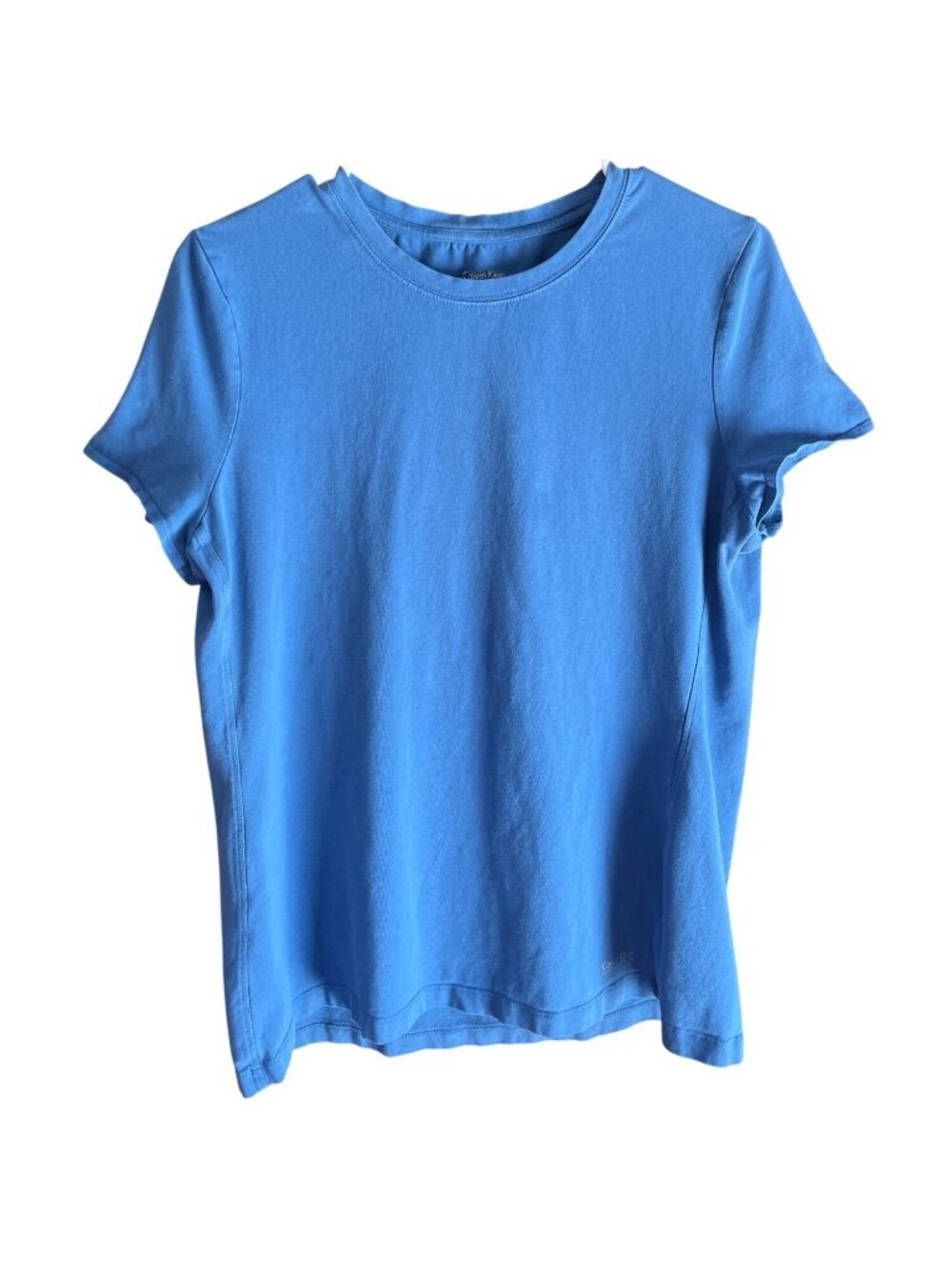Calvin Klein Performance Quick Dry Light Blue Womens T-Shirt XL 63j